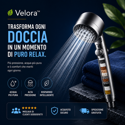 🌿 Velora™ 🚿 Trasforma ogni doccia in un momento di puro relax