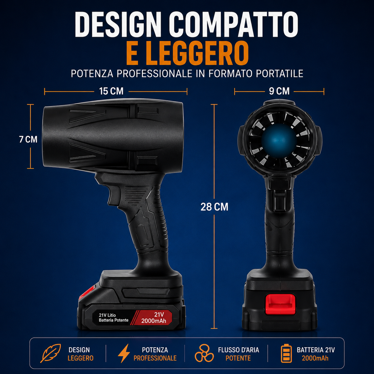 ⚡AeroVolt Pro™-Soffia via polvere e sporco con una potenza professionale🌪️